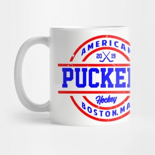 American Puckers Hockey Boston, MA Mug